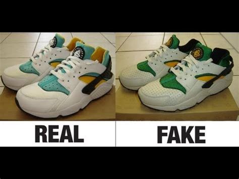 nike air huarache real vs fake|nike huarache adults.